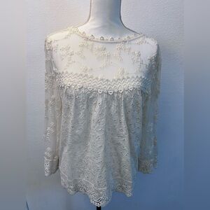 Hinge eyelet top, size M